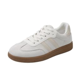 Women's Fashion Tennis Sneakers Flats Lace-up Vulcanized Shoes Autumn Outdoor Trainers Student Board Footwear