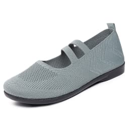 Women's Breathable Knit Sneakers Casual Ballet Flats Mary Janes Lightweight MeshFemale Dress Flats Shoes Footwear Summer