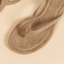 Women Brown Heeled Sandals with Thin Heel Comfortable Summer Flip Flops for Beach Vacation Party Casual Fashion Style Daily Wear