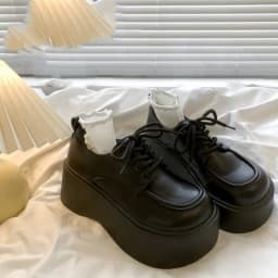 Fashionable New Sexy and Elegant Loafers Spring/autumn Round Toe Comfortable Thick Sole Non Slip Casual Sports Shoes for Women