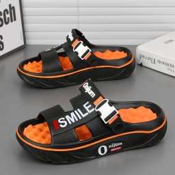 Summer Men's Massage Slippers Indoor Outdoor Sandals Beach Comfortable Soft Slides Clogs Casual Shoes Men Women Home Slippers