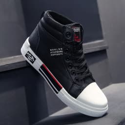 2025 New Breathable Soft Sole Men's Casual Sports Shoes Korean Fashion Student Jogging Shoes Youth Board Shoes