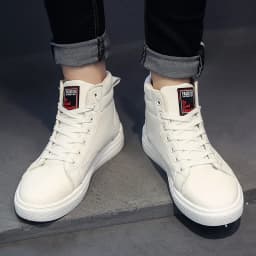 2025 New Breathable Soft Sole Men's Casual Sports Shoes Korean Fashion Student Jogging Shoes Youth Board Shoes