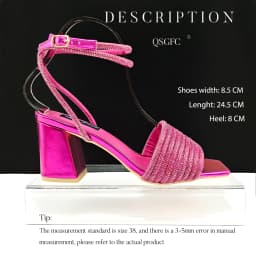 Stylish And Special Olive Bright Bag Match Women's Sandals Set With Big Diamond Tassels And Long And Short Double Chains
