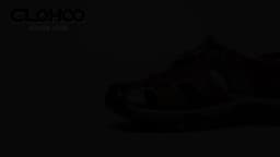 CLOHOO Men's Sandals Handmade Thick Bottom Rubber Breathable Casual Slip-On Beach Shoes Leather Upgraded Version