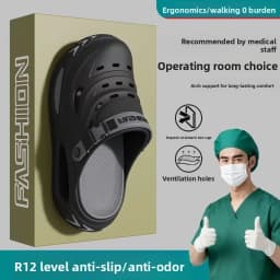 Medical EVA operating room slippers men's new summer wear boys hole shoes deodorant non-slip arch support