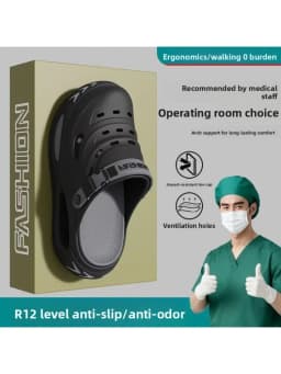 Medical EVA operating room slippers men's new summer wear boys hole shoes deodorant non-slip arch support