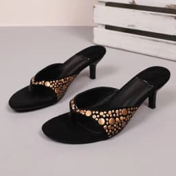 Designer Vintage Clip Toe Women Slippers Elegant Low Heels Slide Shoes Fashion Stripper Party Dress Summer Flip Flop Shoes