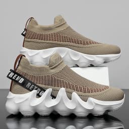 Men's Large Size Outdoor Hiking Running Slip-on Shoes Comfortable Casual Versatile Fashionable Sports Shoes for Couples Training