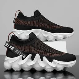 Men's Large Size Outdoor Hiking Running Slip-on Shoes Comfortable Casual Versatile Fashionable Sports Shoes for Couples Training