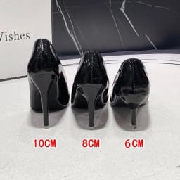 2026 New Sexy Black Sole Thin 6cm 8cm 10cm Heel High Heels Classic Style Black Office Work Shoes Light Lady Pumps Plus Size 43
