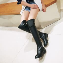2019 Women Attack on Titan Cosplay Long Boots Shingeki No Kyojin Over-the-Knee Boots Eren Jaeger Ackerman Shoes