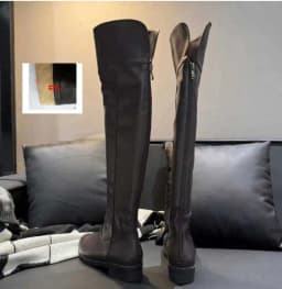 2019 Women Attack on Titan Cosplay Long Boots Shingeki No Kyojin Over-the-Knee Boots Eren Jaeger Ackerman Shoes