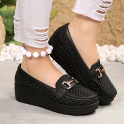 Spring Summer Hot-selling Comfortable Thick-soled Non-slip Sports Shoes for Women Fashion New Breathable Sexy Wedge Work Shoes
