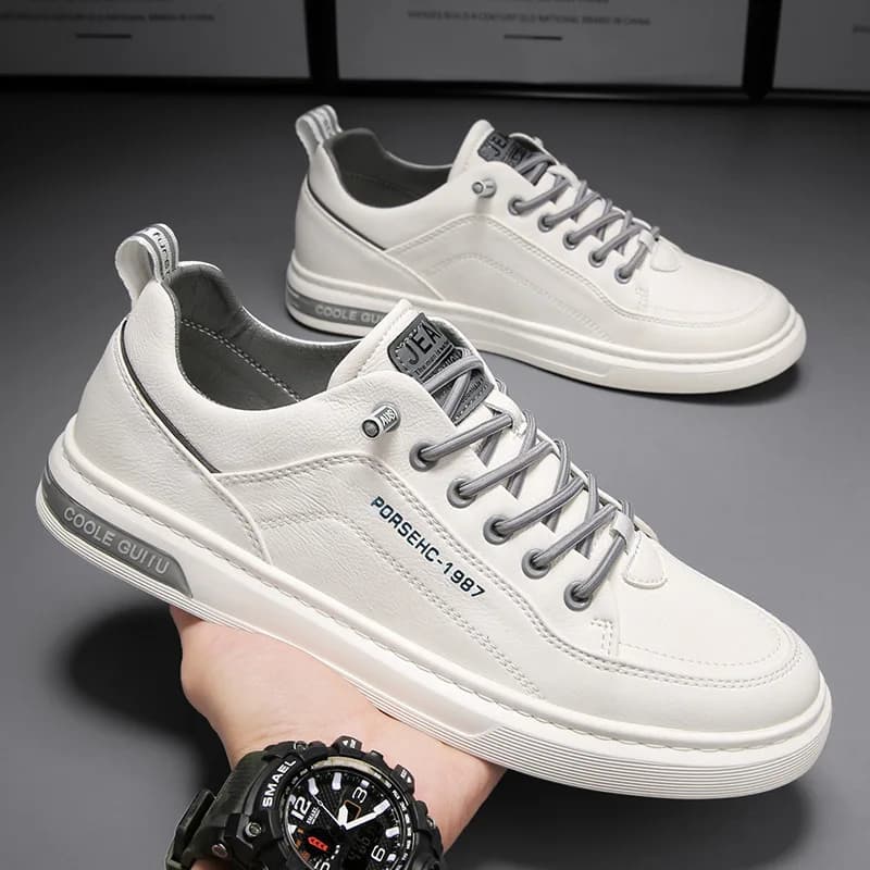 Spring Autumn Men's Casual Sneakers Waterproof Vulcanized Shoes 2024 Men Comforthable Sneakers Men Casual Shoes Plus Size 39-44