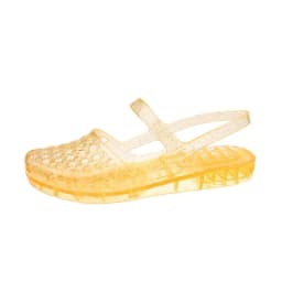 Women Hollow Jelly Sandals PVC Closed Toe Ankle Strap Flat Plastic Shoes Waterproof Non Slip Summer Beach Shower Casual Sandals