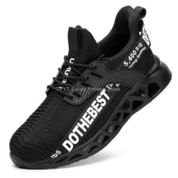 Anti-puncture Safety Shoes With Steel Toe Work Shoes Men Women Lightweight Safety Work Boots Breathable Sport Safety Shoes Unise