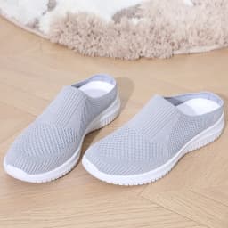 Women's Summer Shoes Plus Size Casual Single Ladies Shoes Soft Sole Cover Half Slippers Sale Shoes with Free Shipping