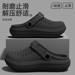 Men Soft Cloud Feel 4cm Chunky Platform Clogs Honeycomb EVA Breathable Hole Slippers Non-slip Casual Outdoor Garden Shoes