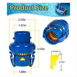 ABQR FRV100 Flow Regulator Valve Replacement for Zodiac MX6 MX8 Elite Series Ground Automatic Suction Robot Pool Cleaner