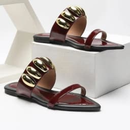Fashion Women's Shoes Spring New Style Pointed Flat Shoes Anti Slip Versatile Women's Sandals Soft Sole Open Toe Women Slippers