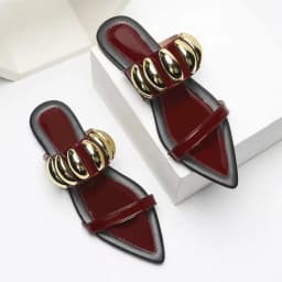 Fashion Women's Shoes Spring New Style Pointed Flat Shoes Anti Slip Versatile Women's Sandals Soft Sole Open Toe Women Slippers