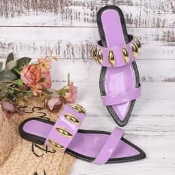 Fashion Women's Shoes Spring New Style Pointed Flat Shoes Anti Slip Versatile Women's Sandals Soft Sole Open Toe Women Slippers