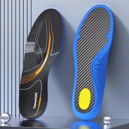 1Pair Carbon Fiber Insoles Carbon Plate Sports Running Lightweight Football Basketball Shock Absorption Hiking Insoles