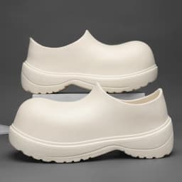 EVA New Slip-On Chef Shoes Men and Women General Casual Big Head Shoes lightweight Thick Soles All Wear Rain Shoes
