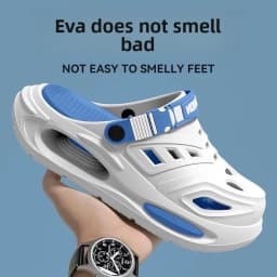 Men Platform Beach Mountaineering Clogs Anti-slip Double Shock Absorb Quick Dry Odor-free EVA Water Sandals Removable Insole