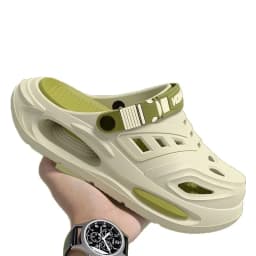 Men Platform Beach Mountaineering Clogs Anti-slip Double Shock Absorb Quick Dry Odor-free EVA Water Sandals Removable Insole