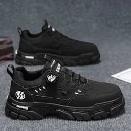Men's Autumn Casual Leather Sneakers Comfortable Soft Work Board Platform Shoes Male Platform Кроссовки Мужские