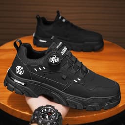 Men's Autumn Casual Leather Sneakers Comfortable Soft Work Board Platform Shoes Male Platform Кроссовки Мужские