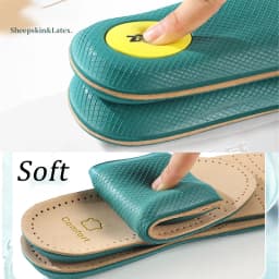 1pair Sheepskin Insoles Genuine Leather Odor-Free Sweat Absorption, High Rebound Cushion Inserts for Men Women Shock Absorption