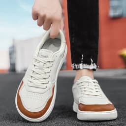 Wide Barefoot Shoes Men's Casual Sneakers Breathable Luxury Trainer Race Shoes Fashion Running Shoes for Male Comfortable Tenis