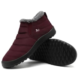 Women's Boots with Plush Platform, Women's Shoes, Waterproof Boots for Women, Fashionable Snow Boots for Winter, Boots for Women