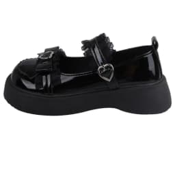 2025 New Fashion Buckle Women's Pumps Spring Autumn Mary Jane Solid Butterfly Knot Platform Casual Round Toe Ladies Shoes