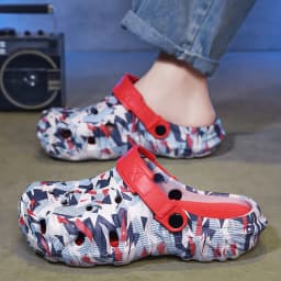 2026 Men Hole Clogs Slippers Men Garden Shoes For Men Arch Support Slides Summer Fashion Beach Slippers Non-slip EVA Slippers