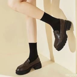 2026 Spring and Autumn Fashion New Style Casual Comfortable Versatile Women's Le Fu Shoes Retro Shallow Mouth Single Shoes