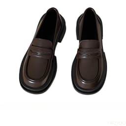 2026 Spring and Autumn Fashion New Style Casual Comfortable Versatile Women's Le Fu Shoes Retro Shallow Mouth Single Shoes