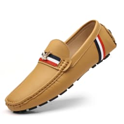Loafers Men Driving Shoes Casual Shoes Comfortable Classic PU Leather Loafers Business Shoes Slip on Walking Men Loafers Shoes