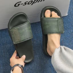 Unisex White Camo Velcro Slide Sandals Air Cushion Thick Lug Sole Adjustable Strap Non Slip Outdoor Beach Casual Slippers