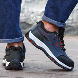 Comfortable Durable Men's Safety Shoes Anti-Smash Anti-Impact Work Shoes Resistant Durable Construction Men's Sneakers