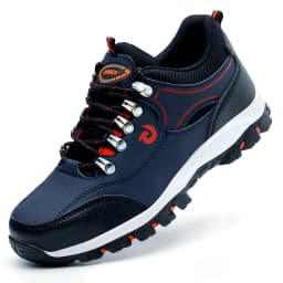 Comfortable Durable Men's Safety Shoes Anti-Smash Anti-Impact Work Shoes Resistant Durable Construction Men's Sneakers