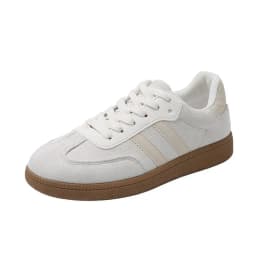 Women Tennis Sneakers Flats Ladies Fashion Lace-Up Vulcanized Shoes Autumn Outdoor Trainers Student Board Shoes Women Footwear