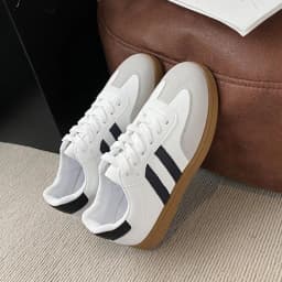 Women Tennis Sneakers Flats Ladies Fashion Lace-Up Vulcanized Shoes Autumn Outdoor Trainers Student Board Shoes Women Footwear