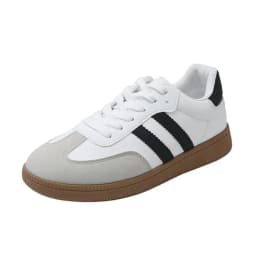 Women Tennis Sneakers Flats Ladies Fashion Lace-Up Vulcanized Shoes Autumn Outdoor Trainers Student Board Shoes Women Footwear
