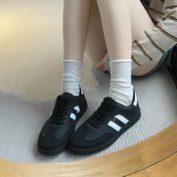 Women Tennis Sneakers Flats Ladies Fashion Lace-Up Vulcanized Shoes Autumn Outdoor Trainers Student Board Shoes Women Footwear