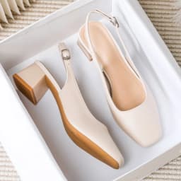 New Mid Thick Heel High Heels Women's Shoes French Baotou Shallow Mouth Sandals Women's Summer Large Coarse Heeled Sandals