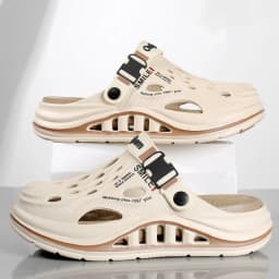 Summer Men's Beach Clogs Outdoor Sandals Comfortable Slippers EVA Slides For Men Casual Garden Shoes Male Women Beach Slippers